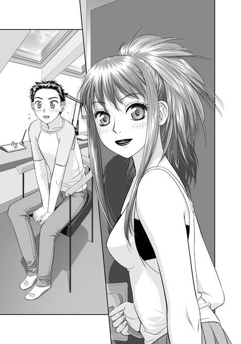 単行本「るりるり」から台詞フキダシ擬音無し絵〜その,1

本来🔞漫画なんですが、やばいページを避けて選んでいます(^^;; 