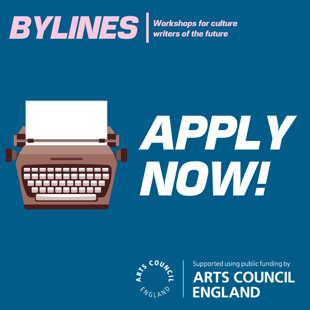 BidoLito's tweet photo. Applications are now open for BYLINES - a new series of workshops from Bido Lito! equipping culture writers of the future. Applications are encouraged from writers from underrepresented backgrounds. Click the link for more info and to apply https://t.co/gug64NPmCF https://t.co/QILSOgfi04