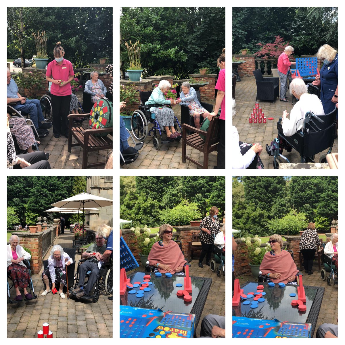 ClarendonCG's tweet photo. Kenilworth Manor has hosted their own sports day during the lovely weather that we had !
Kenilworth are proud that everyone had done their best! Well done 🏅🏆
#sportsday #covid_19 #weather #carehomeuk #takingpartcounts https://t.co/TUqEEFdDCo
