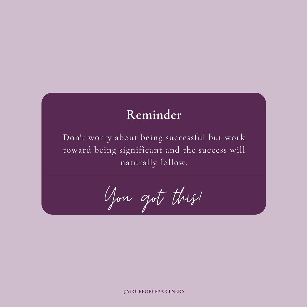 MRGPartners's tweet photo. Your monday motivation is served! 👌🏾⁣
⁣
As long as you are delivering value and remaining significant in your space, success will definitely follow.⁣
⁣
Keep at it, you're doing great. ⁣
⁣
Have a productive week ahead.⁣ https://t.co/rZ1inbNBmi