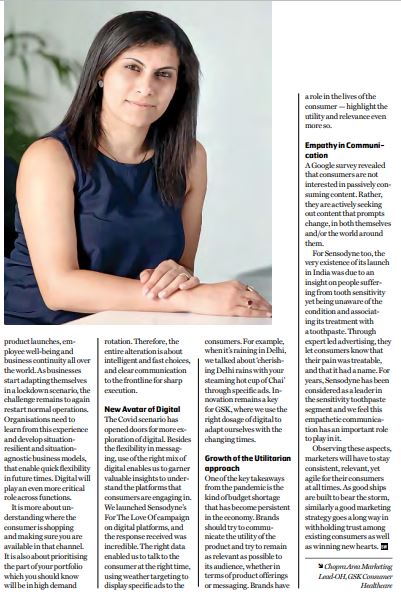 To stay relevant to the consumers, gain new and hold tight on the old ones the marketer needs to consistently adapt to the dynamic changes. Read Anurita Chopra’s take on the global upheaval as she demystifies the new world order with her theory of acronym CHANGE!
<a href="/BWBusinessworld/">BW Businessworld</a>