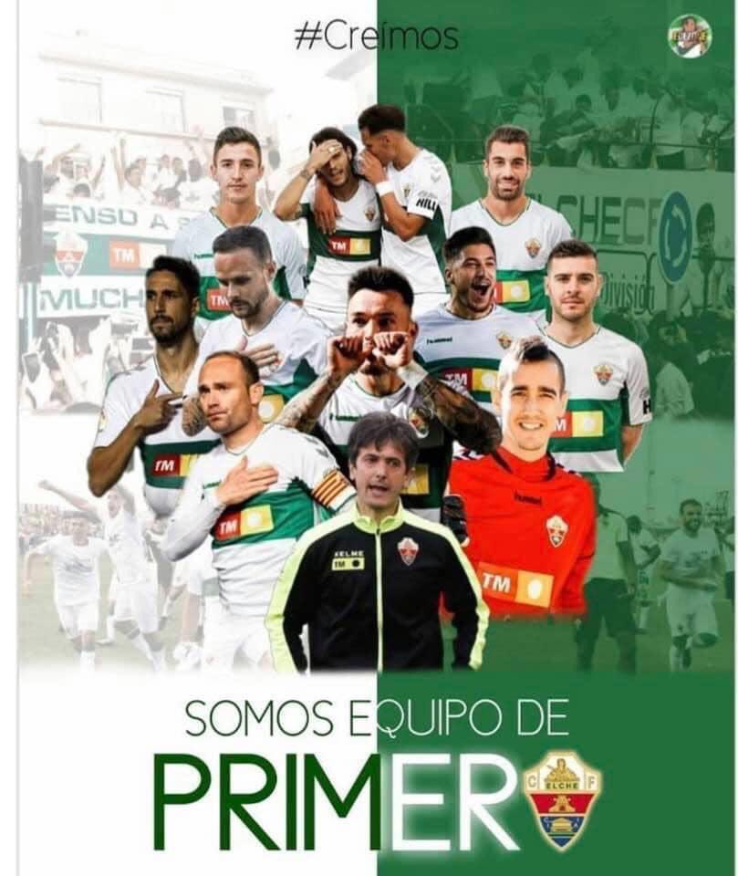 GuiaElche's tweet photo. Somos de Primera https://t.co/bc3jdyow6u