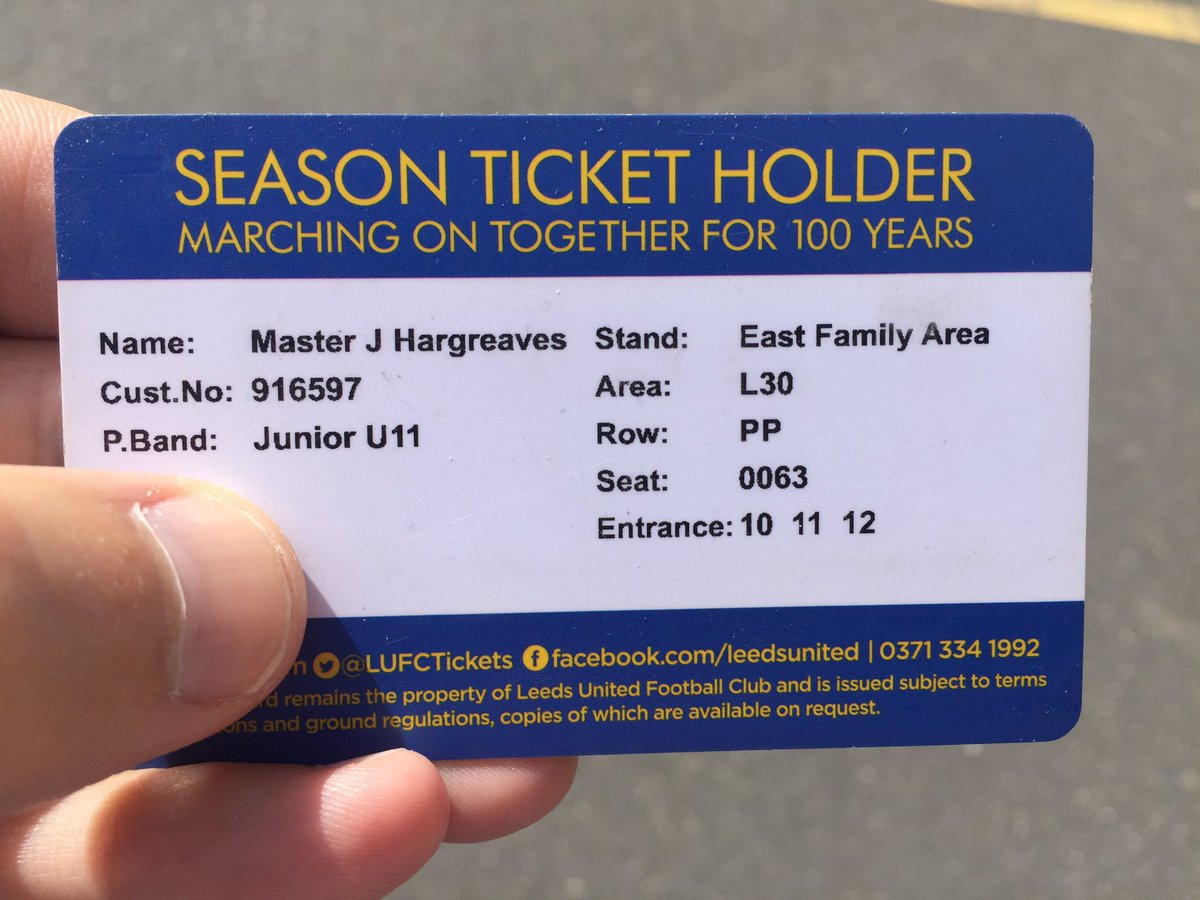 Found just now in one of the Lowfields car parks, shout up if you know Master Hargreaves #lufc