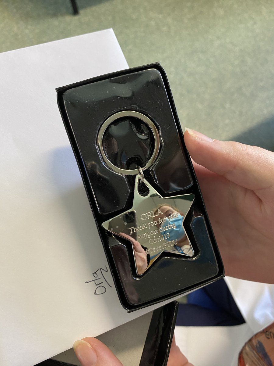 It is the final week for our nursing students who stepped into the role of care support workers during the #COVID19 pandemic. To say thank you we have presented our students with a gift for all the support they have given to #teamPITU - we wish you all well in your future careers