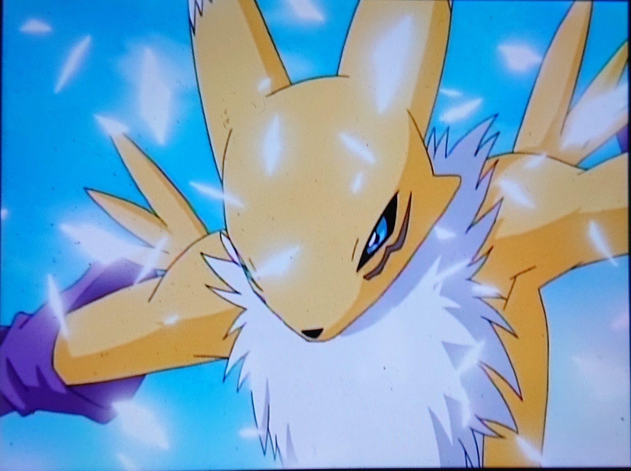 べるぜら デジモンテイマーズ 視聴感想的なの 3話目 レナモンきれい テクスチャが剥がれる進化演出好き 最初に 進化するのが主力格のギルモンでも進化を切望されてるレナモンでもなくテリアモンってのが O O 暴走して乱射しまくってたけど