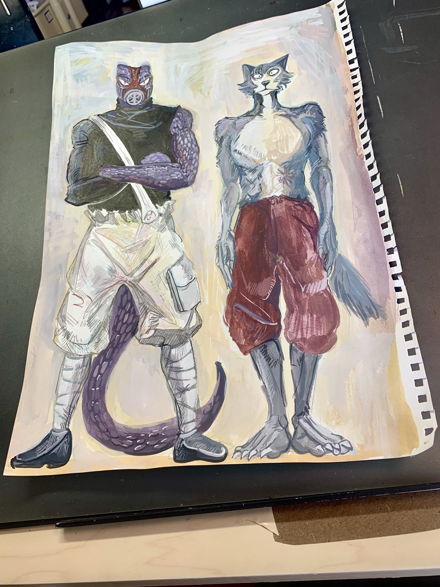 板垣巴留 Paru Itagaki 単行本だとモノクロになってしまうので こちらbeastars最新刊収録分のカラーです 巻まで発売中 板垣巴留 Paru Itagaki 単行本だとモノクロになってしまうので こちらbeastars最新刊収録分のカラーです 巻まで発売中