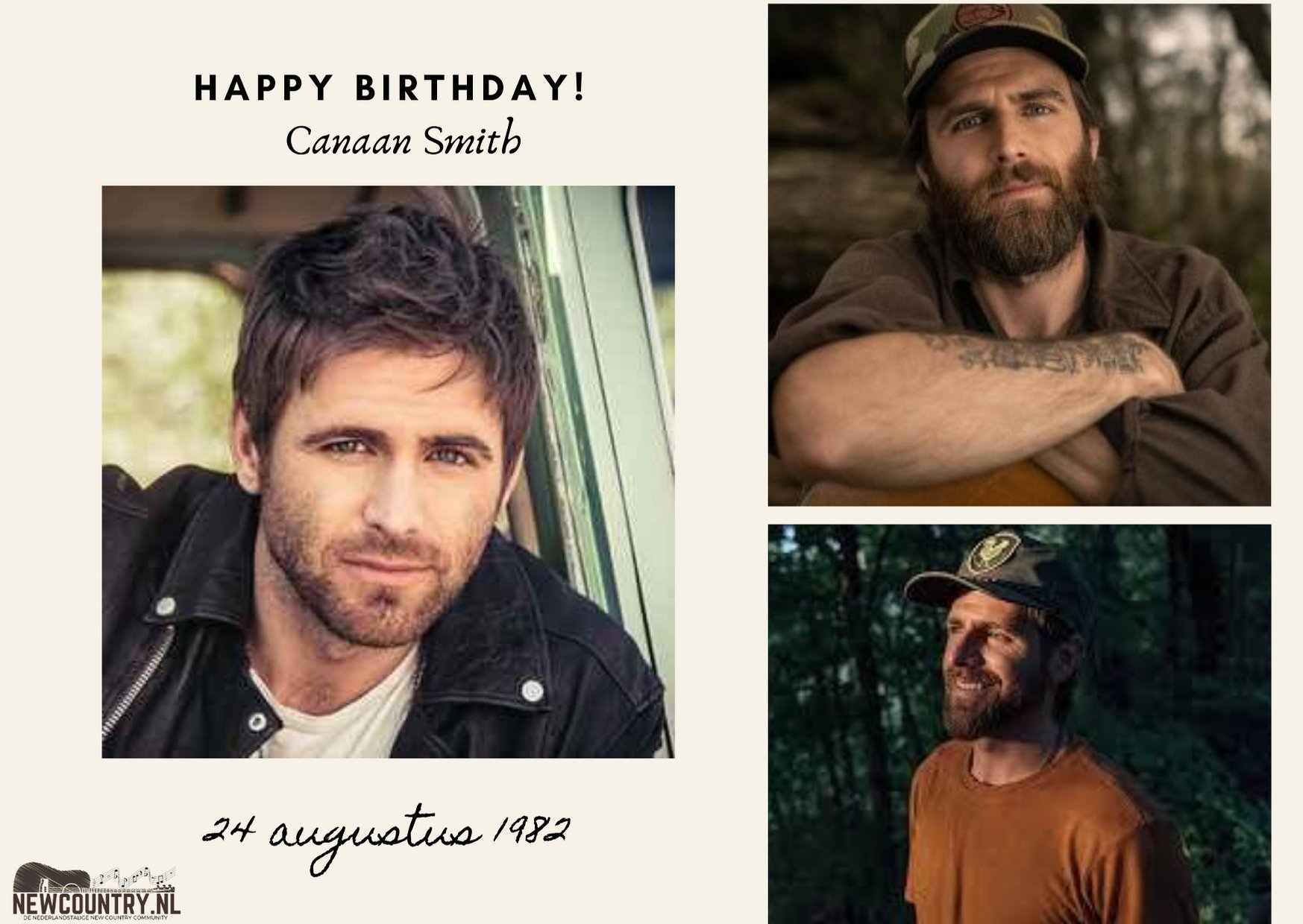 Vandaag is new country icoon Canaan Smith jarig   Happy birthday! Gefeliciteerd Canaan!  