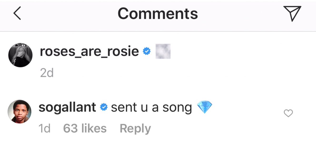 gallant personally sent rosé a song but later revealed in an ig live that the collab did not happen bc he "doesnt have a good relationship with companies" indirectly implying that yg denied it.