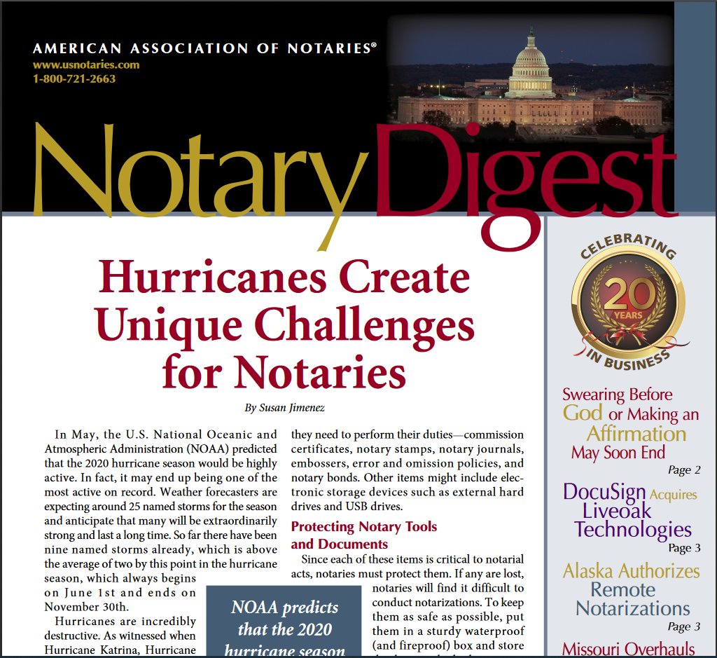 American Association of Notaries tweet media