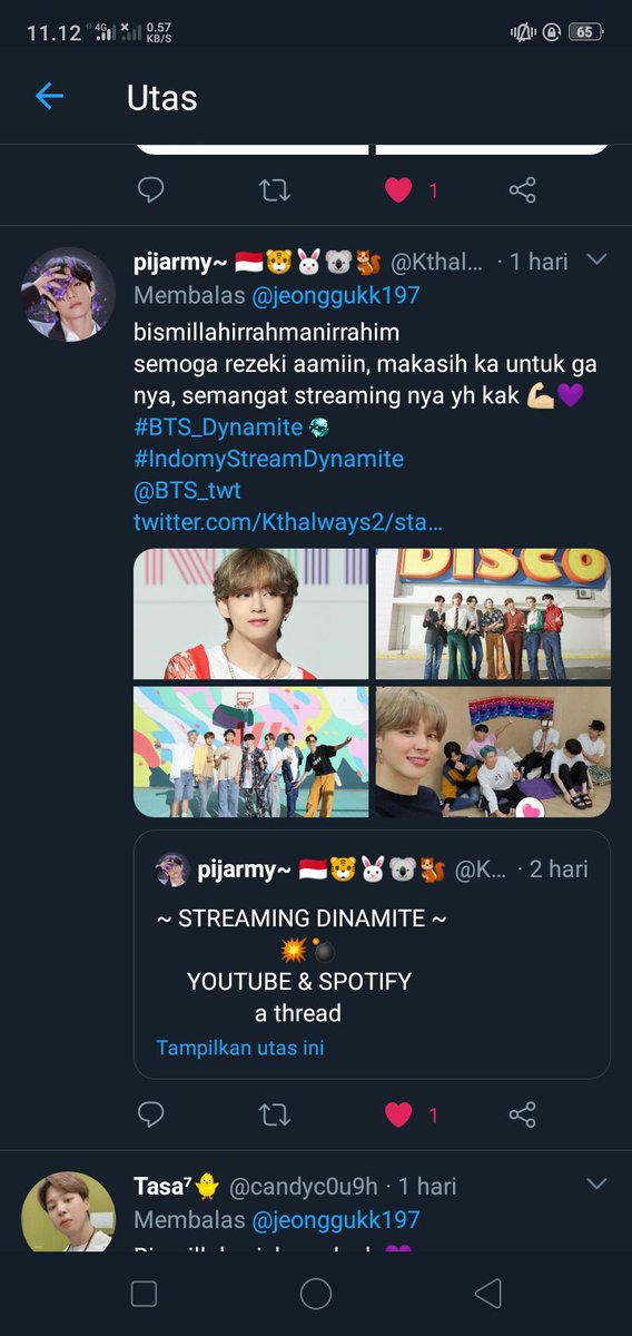 chessaantha's tweet photo. Finally, ini dia pemenang mini GA kemarin.
1. @Seokjinni12
2. @Kthalways2
Selamat buat kalian yaa, semoga pulsanya bermanfaat. Kirim nomer kalian di dm yaa. Buat yang belom dapet, semoga next bisa dapet. TETEP SEMANGAT STREAMING YAA
#Dynamite_Party #indomystreamdynamite https://t.co/bwaFM8OIpV