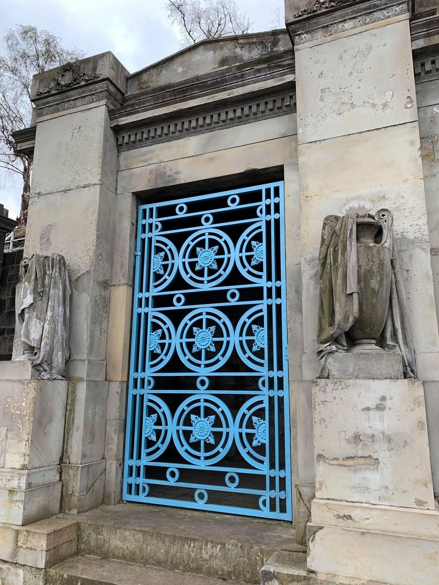 You're spoilt for mausoleums here, and the next one is for the three Buchanan sisters of Bellfield. Margaret, Jane and Elizabeth lived into their 70s; outlived their three brothers; and never married. This mausoleum is also the only one here to have been pre-paid for!