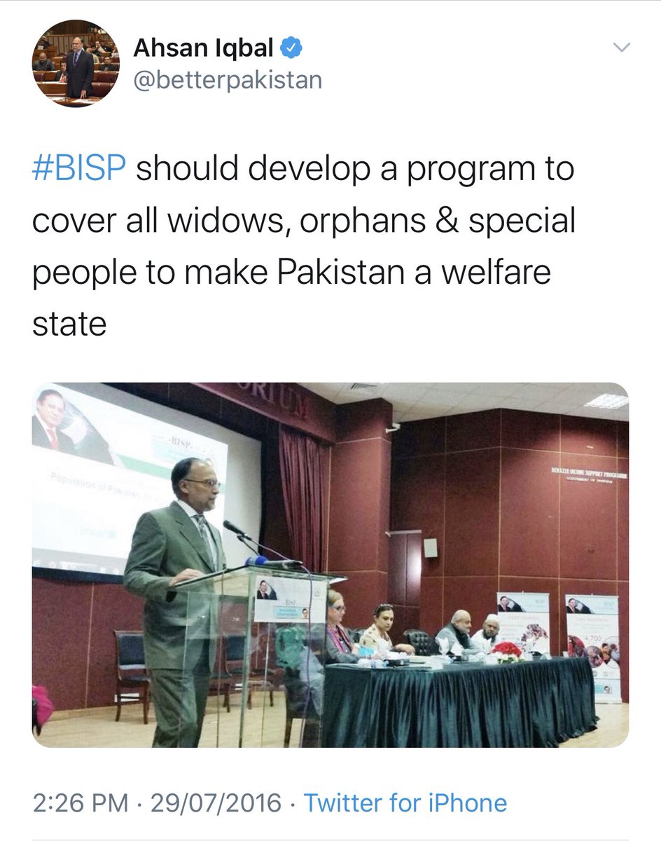 Pmln,following the footsteps of Previous Govt & their partner in crime Politicising Ehsaas Program based on Propaganda,had openly used BISP in GB elections so much so even Ahsan Iqbal raised a brow at one point given its scope & scalability ,to which only Pti reacted.