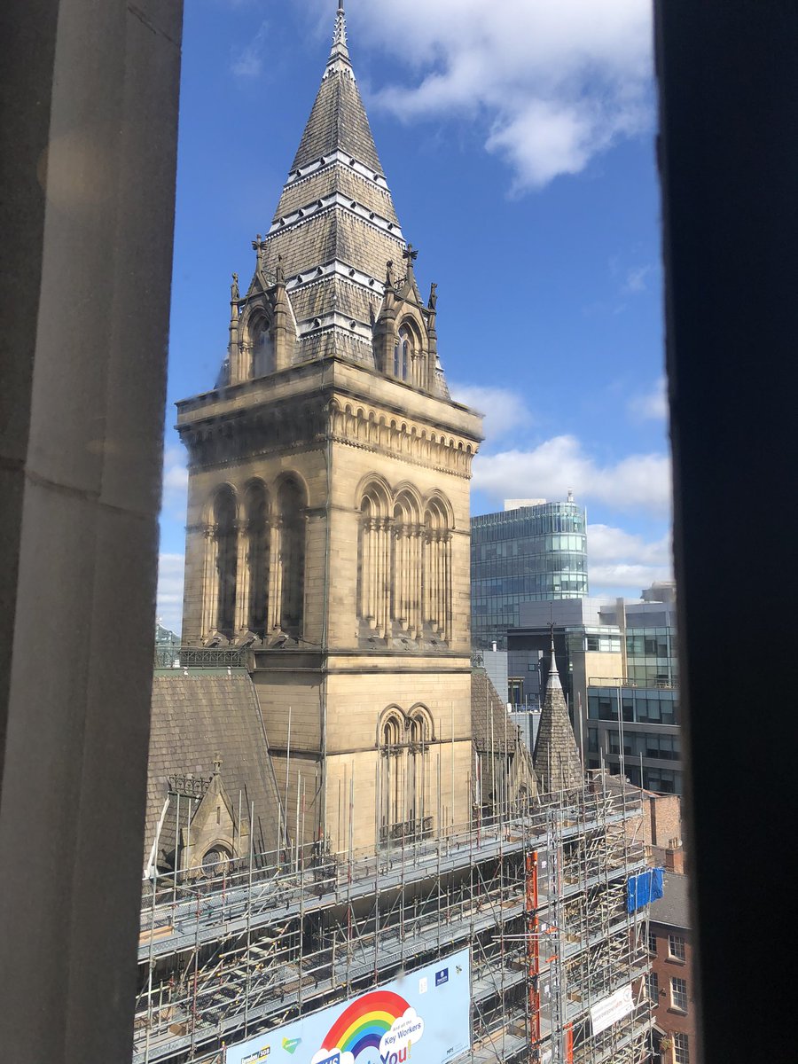 LornaMail's tweet photo. @ILoveMCR great views from 7th floor at Manchester town hall today https://t.co/n1VR6dgHY5