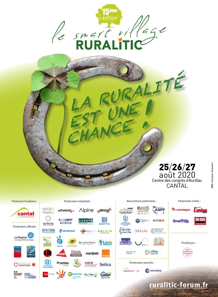 cyrilluneau's tweet photo. «France #THD : ou en sommes-nous sur les territoires ruraux » 
@nicolasguerin68 président de @FFTelecoms, secrétaire général @orange interviendra demain à #RURALITIC2020 à #Aurillac au côté de Pierre Camani, @juliette_jarry @l_angevin @RegisBanquet 

 ℹ️ https://t.co/LP78A0o2eY https://t.co/R0OurLKZxV