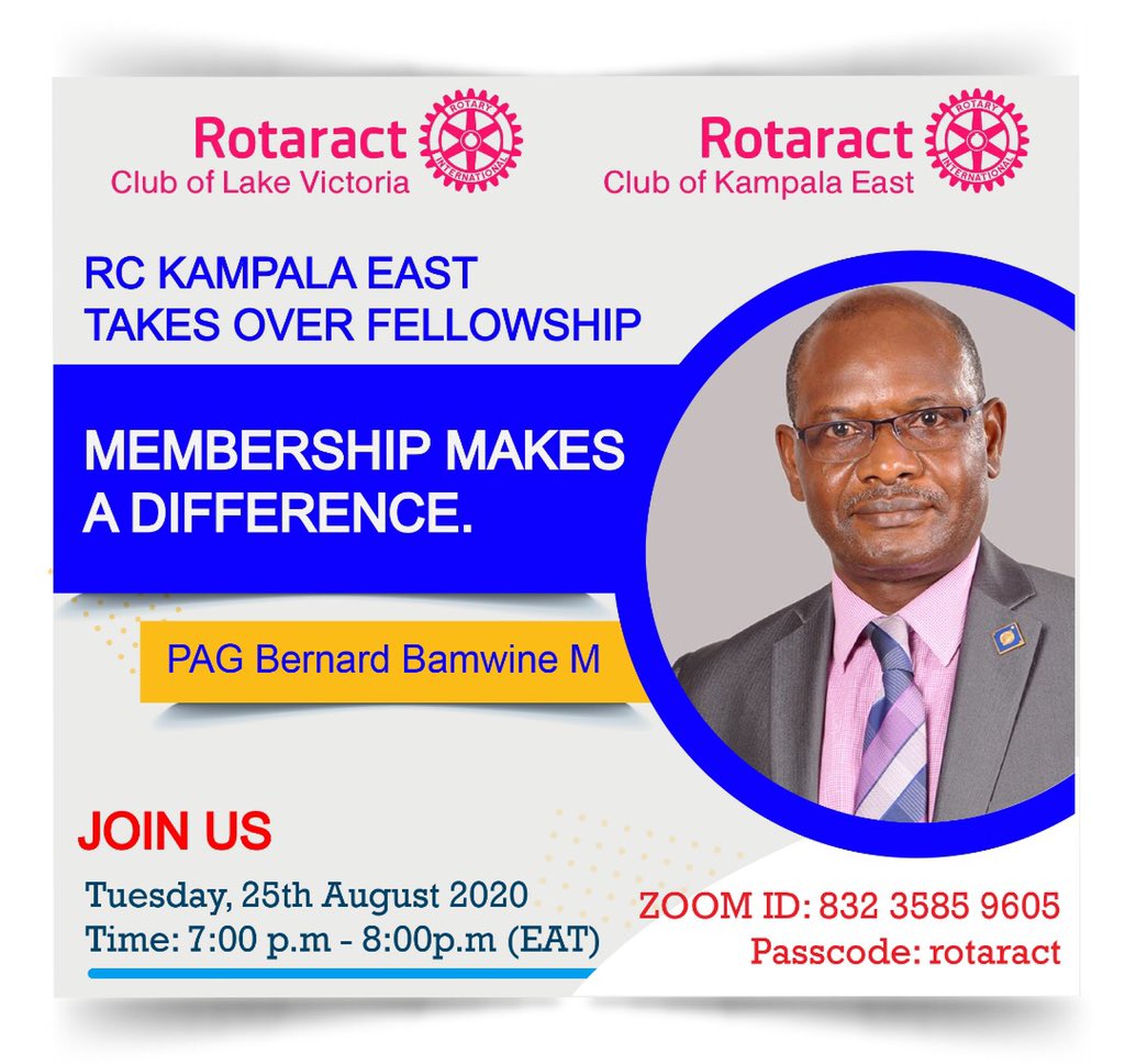 rctlakevictoria's tweet photo. Every Club is as strong as its membership may be in terms of diversity, skills, vibrance, &amp; solidarity. 

Join us this Tuesday evening for our knowledge–harvesting fellowship with PAG @bamwinebernard, as we learn more about club membership and how it makes a difference. https://t.co/0PEhgUeWxT