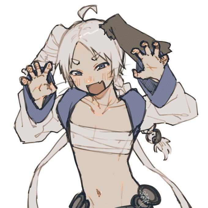 うちの子を男の子にした絵です🐰 