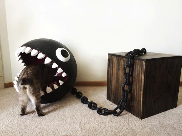 kuromitsu_ka's tweet photo. 猫用ベッド作ってる人いた。
天才だった。
ワンワンの口の中のニャンニャン?! スーパーマリオのキャラで作る猫のベッド #style4 https://t.co/aIf9hyvhYu @style4designより https://t.co/kqgD2mvns7