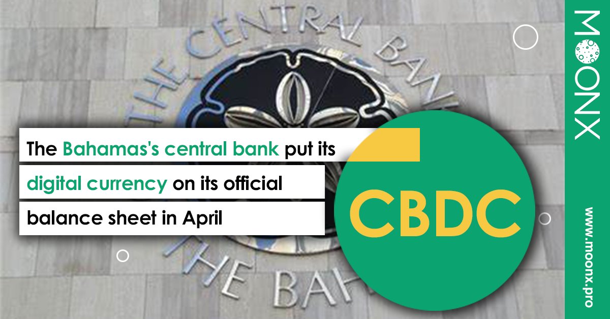 In a #financial statement published in late April, the Central Bank of The Bahamas achieved a little-known milestone — including its brand-new #digitalcurrency on its #balancesheet. Read more: bit.ly/3l9FTyaMoonX
#MoonX #blockchain #dlt
#bitcoin #ethereum #Bahamas #CBDC