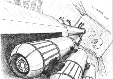 5volt3's tweet image. Probably my favorite piece of #conceptart so far. There's something so intimidating and grounded about the style of this cannon.

#gamedev #boardgame
#boardgamegeek #scifiart #scifi #sketch