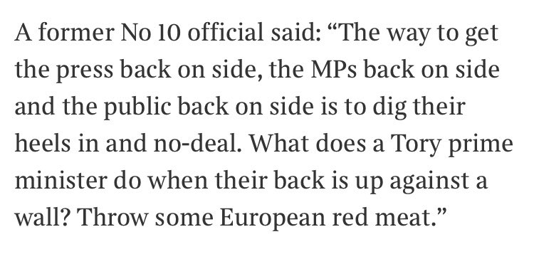 This, from  @ShippersUnbound yesterday, illustrates the calamitous miscalculation circulating in Downing Street right now. They genuinely believe no-deal will unite the people against Brussels. They could not be more wrong.