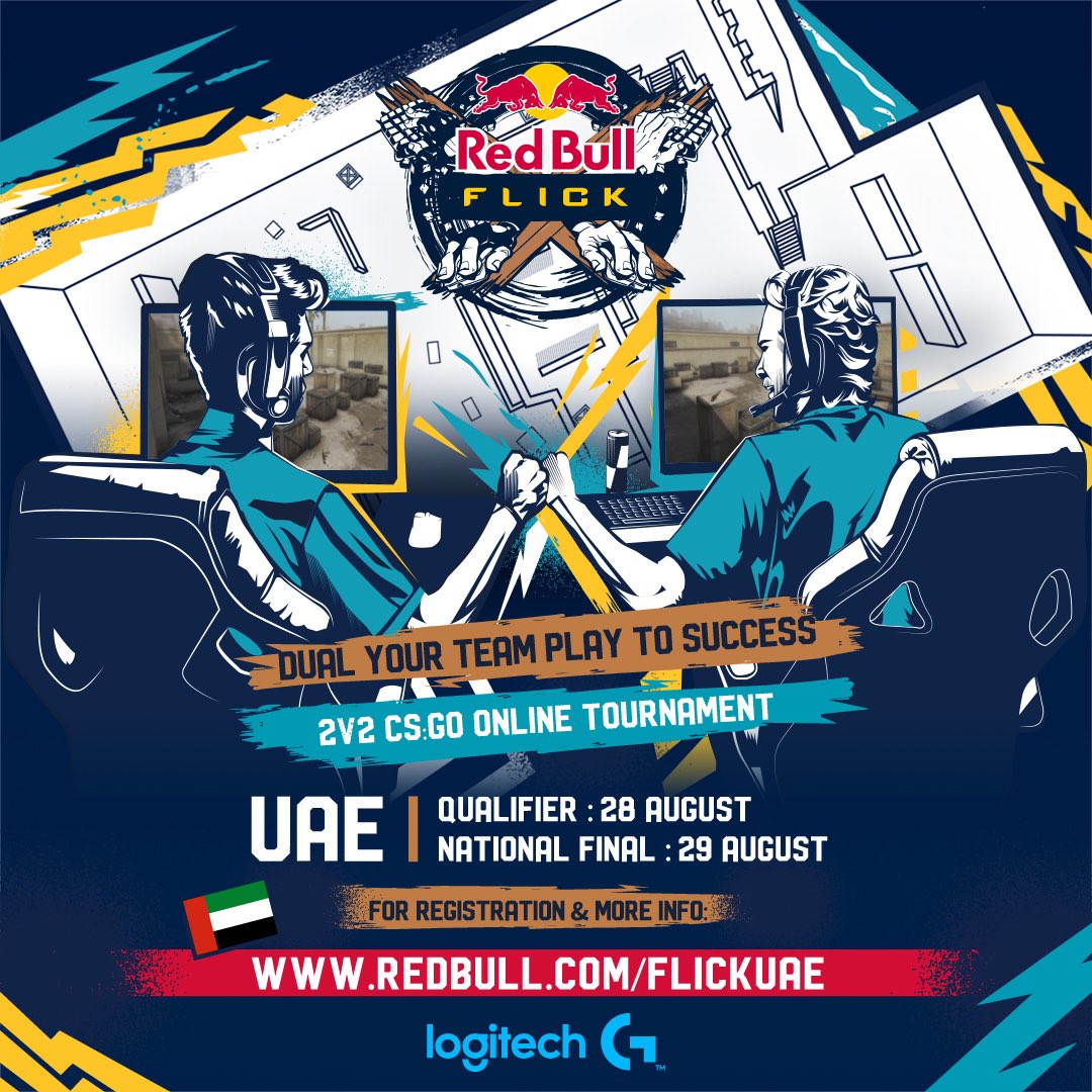The first ever 2V2 CS:GO tournament is live !
Register on redbull.com/mea-en/events/…