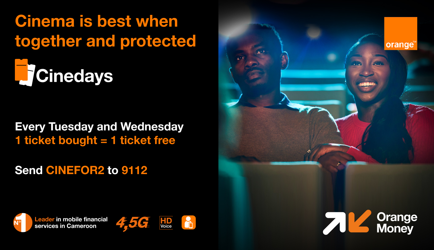 Orange Cameroun على تويتر: "Cinedays is back this week ! While Orange Cameroun على تويتر: "Cinedays is back this week ! While