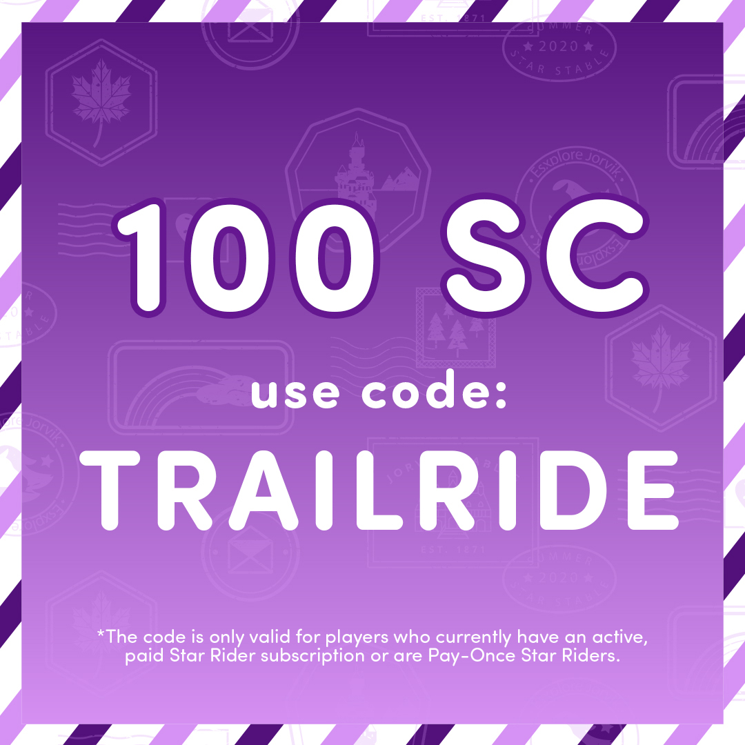 Star Stable Auf Twitter Woohoo Bingo We Hosted A Fun Bingo On Our Instagram And Thought We Should Share The Reward With Everyone Use The Code Trailride And Get 100 Star