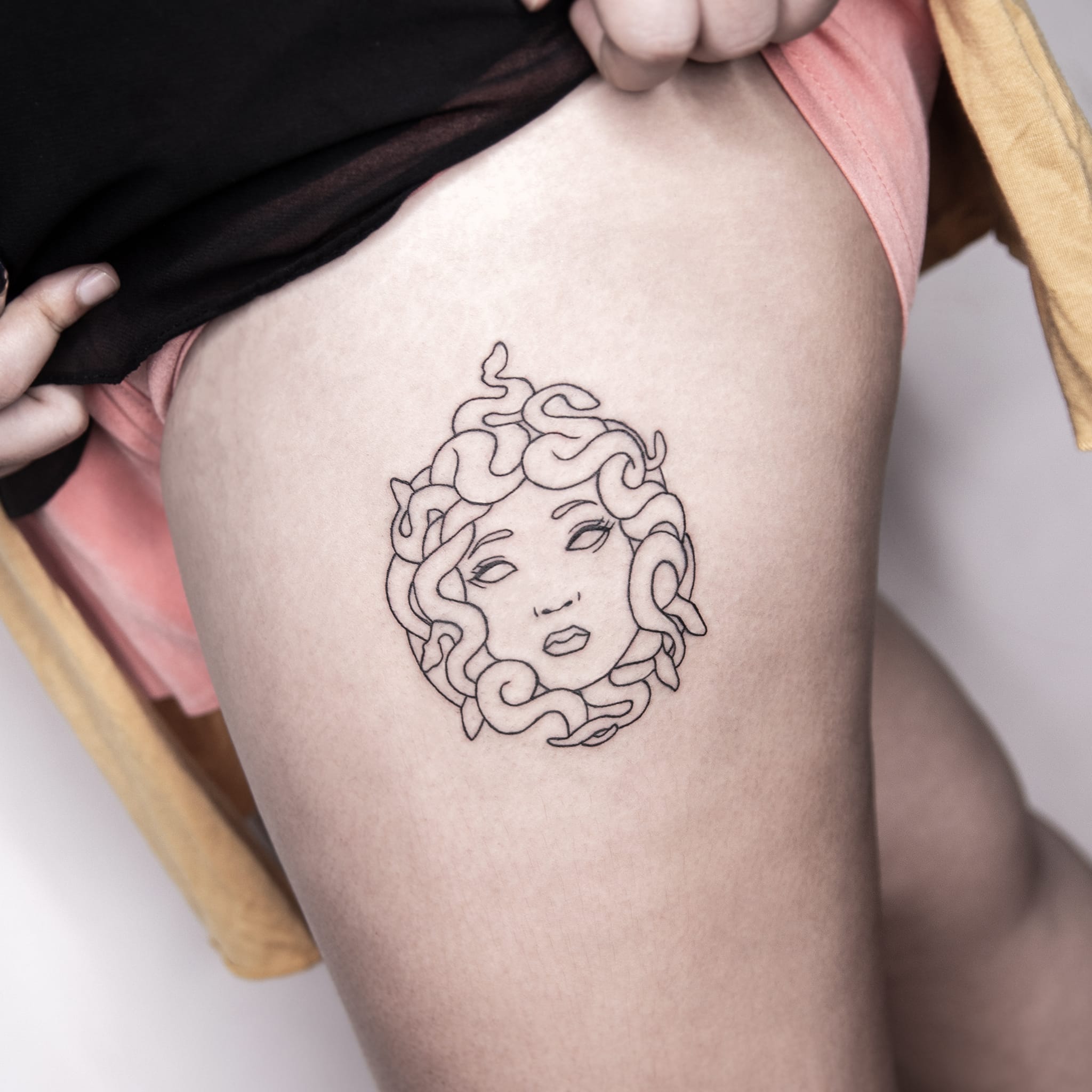 Medusa Simple Tattoo  TATTOOGOTO