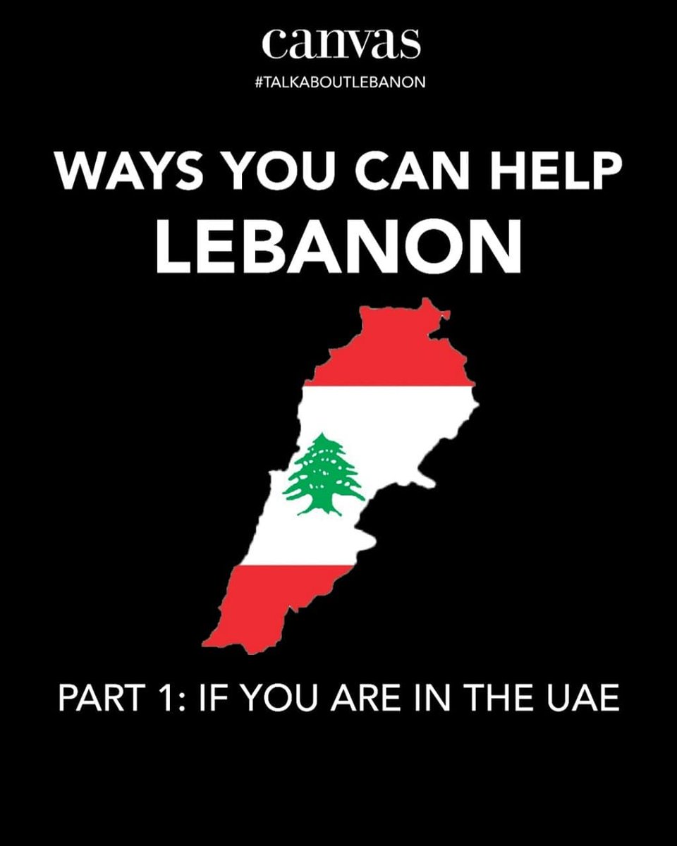 Check out our Instagram post with ways that you can help Beirut if you are based in the UAE. 

Stay tuned as will continue to share more ways you can support Lebanon.  instagram.com/p/CEG_w6Bn7zI/…