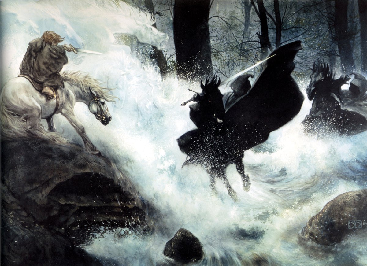 Jackson liked John Howe and Alan Lee's 90s artwork so much he hired them to do the art direction for the films.