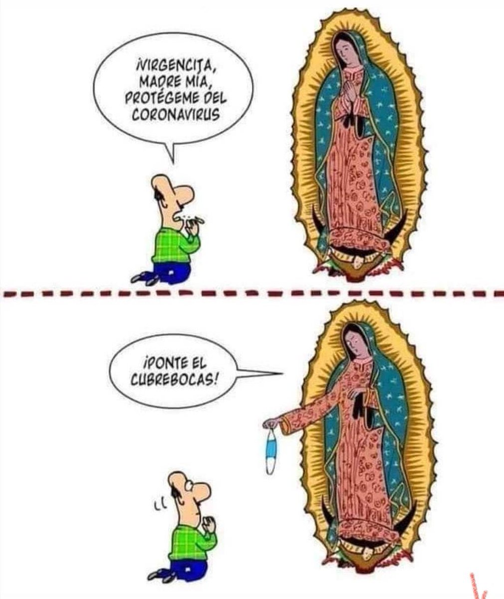 Con más de 60 mil muertos, ojalá le hagan caso a la Virgen 👇🏼