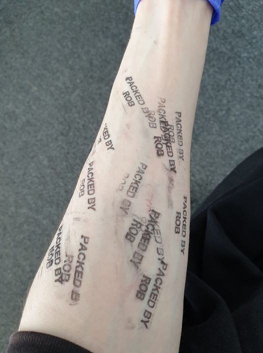 Rob's having fun the new stamps...

If you have any issues with an order, look out for this stamp so we can tell them off 😁