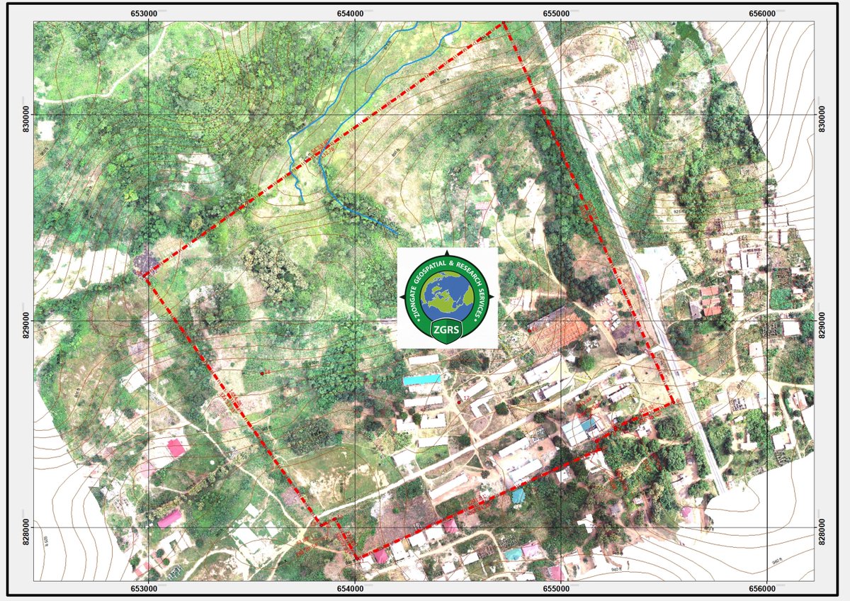 The #layout of a #facility can contribute to its #place experience. Sad to say, many SHS' in #Ghana lack campus layout. Guided by #drone I #uav generated #orthomosaic #contour #DTM, we are working with Dwamena Akenten SHS authorities to prepare land use layout to guide its dev't.