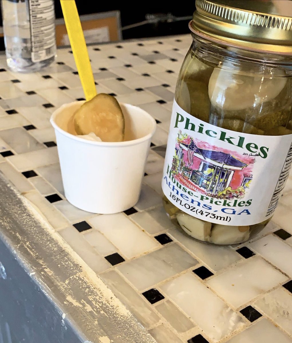 HMHBGeorgia's tweet image. Members of our team visited Jake’s I’ve Cream to take the #PIChallenege with their homemade Steve’s Thrilla Vanilla flavor and Phickles Pickles. Don’t forget to share your #PIChallenge photos before the month is over!