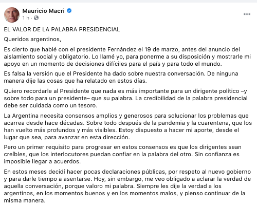 jok_ase's tweet photo. "El valor de la palabra Presidencial", por Mauricio Macri.
Mi Presidente. 
Siempre un baño de sensatez en medio de todos estos psicóticos⚡️ https://t.co/MSiPsytmnT