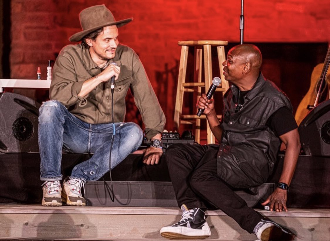 John Mayer wished Dave Chappelle happy birthday on Instagram in a way that only John Mayer can. 
