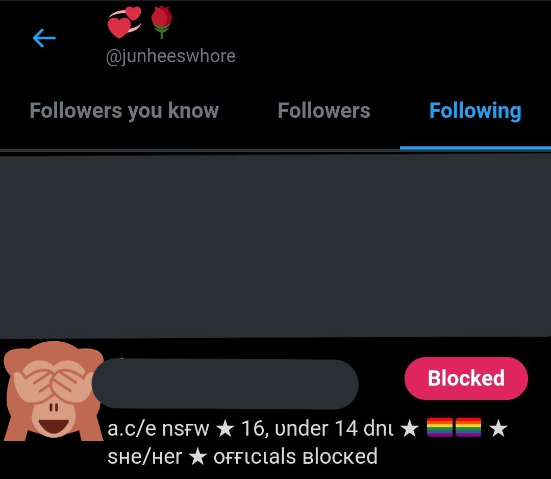 tw nsfw she follows minors on her nsfw account too