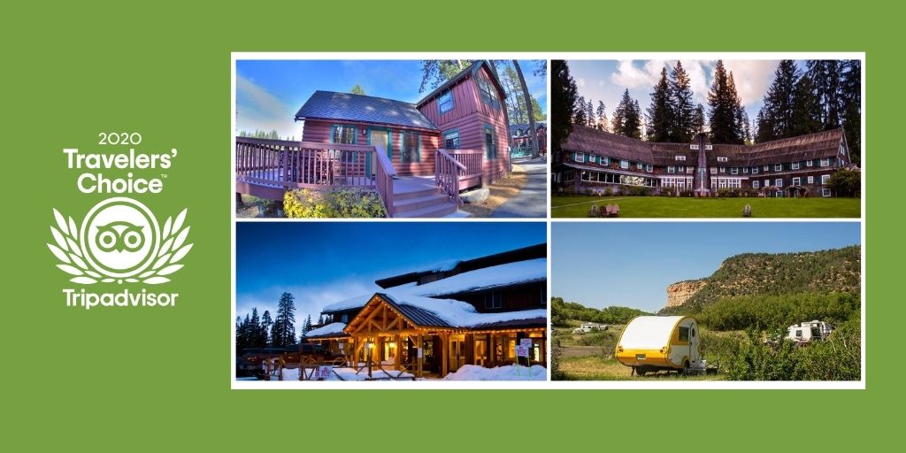 TravelARAMARK's tweet image. Congratulations to Zephyr Cove Resort, Lake Quinault Lodge, Morefield Campground and Togwotee Mountain Lodge for being awarded the 2020 @TripAdvisor Travelers' Choice Award - placing them in the top 10% of hospitality businesses in the world!