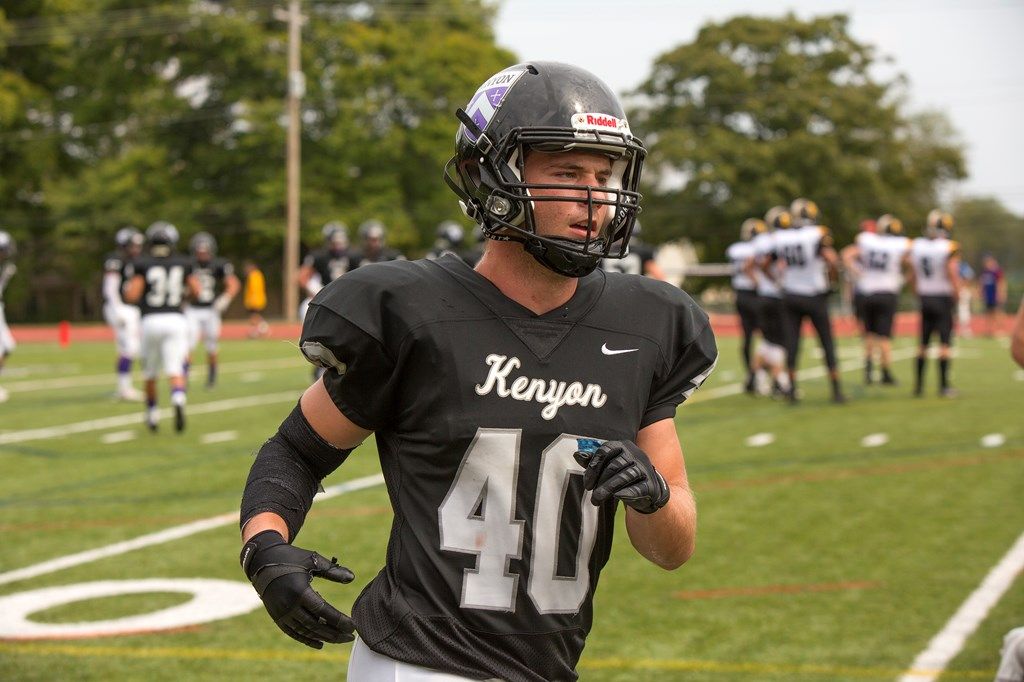 KenyonFootball's tweet photo. Rising senior DB Chris Nehasil:
Major: Spanish
Favorite athlete: Pat Tillman
Intended career path: Law
Favorite NFL Team: Detroit Lions
Favorite movie: Friday Night Lights
Favorite DB: Jamal Adams
#WhyKenyon: The opportunities the mentorship program provides
#GoLords #NextOneWins https://t.co/lFMmPffzOm