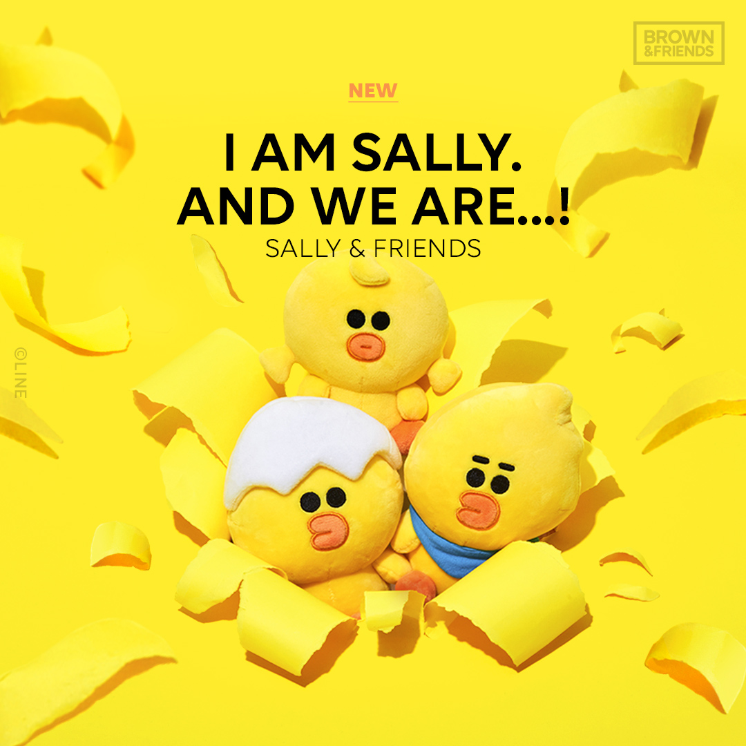 Line Friends Store Who S This Meet Sally Amp Friends A New Line Up Of Plushies Get To Know Sally Elly And Louie Collect Them All Now T Co Wbsb5dck New Newarrival
