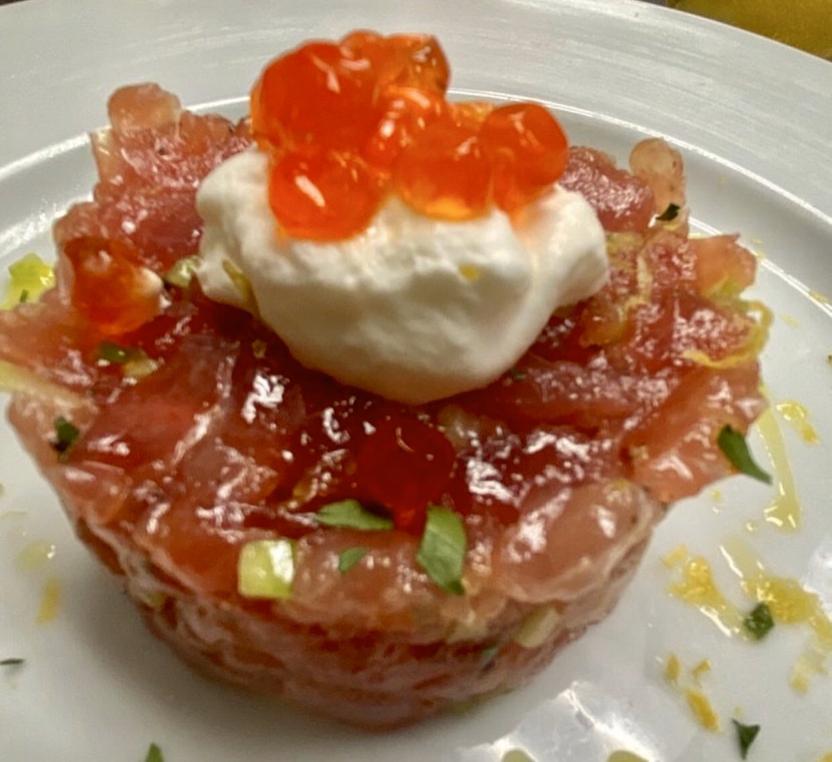 Our tuna is in full bloom-ah! #thankyou #crudo  #pleasevisit #fialafood