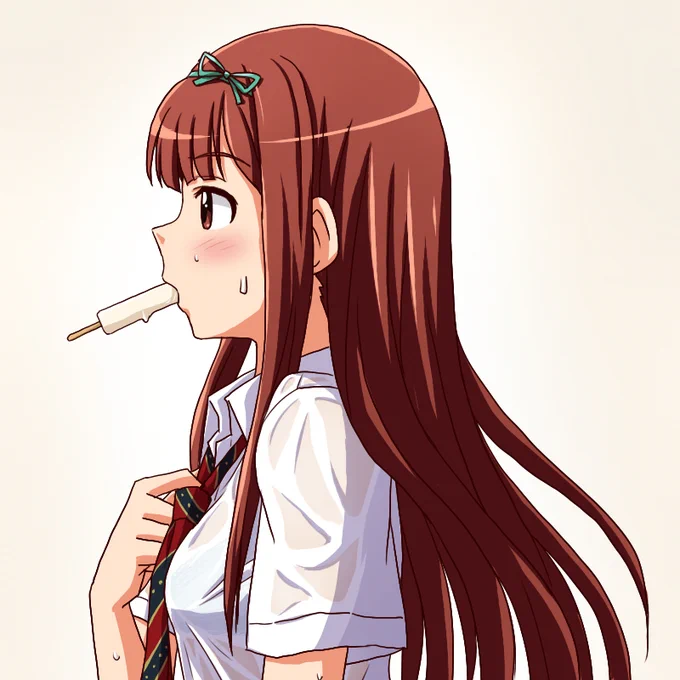 今年の夏は暑すぎるので、ついアイスを食べ過ぎてしまう。
#田中琴葉 