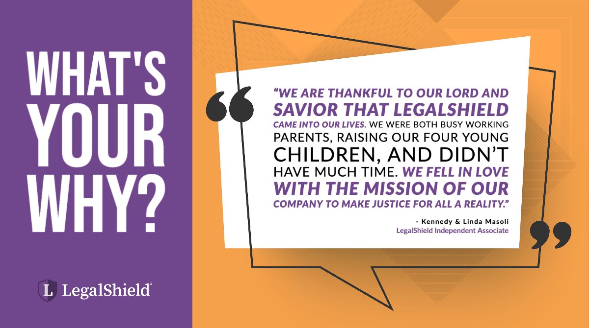 PPLSIOpp's tweet photo. The LegalShield Opportunity is REAL. Here is what our PROUD independent associates are saying about WHY they chose LegalShield. 
#LegalShield #LegalShieldOpportunity #LeadTheChange #Dare2Lead #MLMPerfected https://t.co/Tv7NBkUKLq