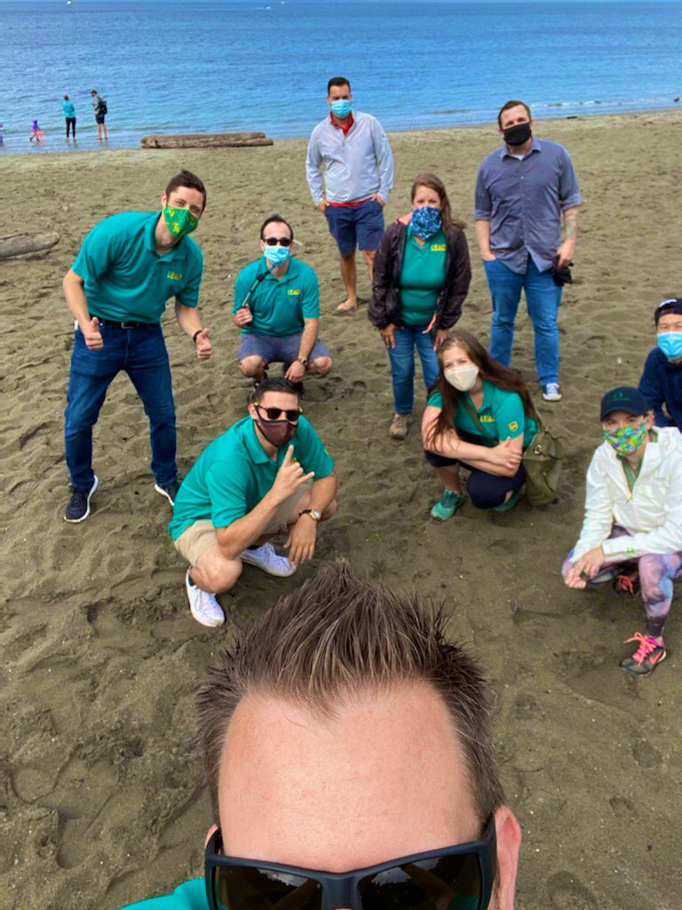 The UPS LEAD team shell-ebrating a successful beach cleanup! #trashtag #teamocean #upsers                                  <a href="/NorthwestUPSers/">Northwest UPSers</a> <a href="/jeff_courtney/">Jeff Courtney</a> <a href="/NesSeman9/">Nes Seman</a> <a href="/cmcd_ups/">Chris McDonald</a> <a href="/arch_shelly/">Shelly Arch</a> @JReist_UPS <a href="/SlickNickyUPS/">Nicholas Armstrong</a> <a href="/cook_ups/">AmandaCookUPS</a> <a href="/shaune_segura/">Shaune Segura</a>
