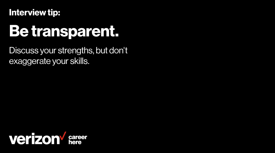 VerizonCareers's tweet photo. Now that you’ve applied and gotten the interview, are you prepared? From practicing your elevator pitch to knowing the right questions to ask, our Verizon recruiters can help you stand out from the pack. Learn more in our #VerizonWorks blog. #vzcareers https://t.co/WMsIOSkdJX https://t.co/jrlaC2ZX44