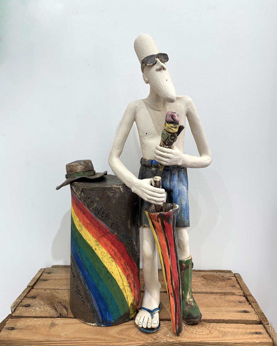 Sally Dunham’s exhibition is open until 15 September. We have a collection of the sculptures from the exhibition available to buy online. Take a look: riversideartandglass.co.uk/artists/sally-…
#sculpture #stonewareceramics #figurativeart
