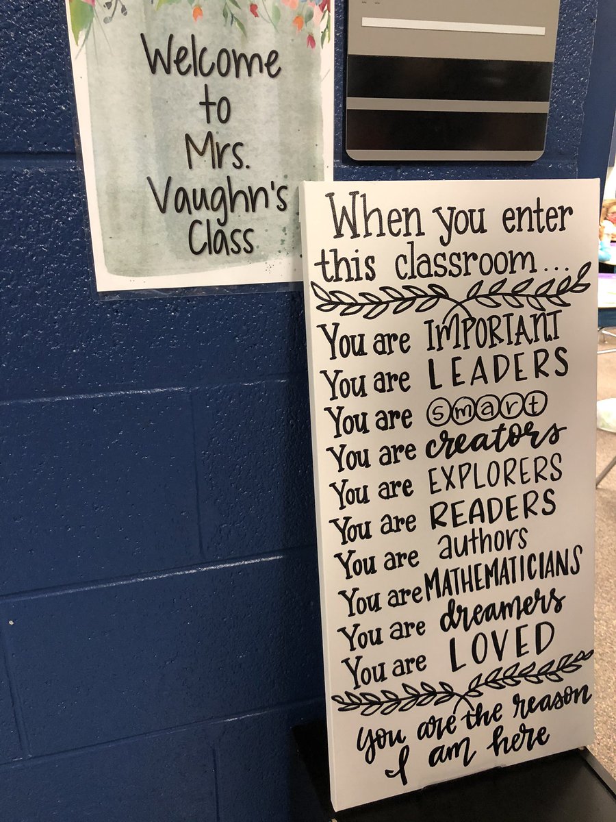 AshleyBohle's tweet image. This sign is outside a Ritta Elementary School teacher’s class, and it just melted my heart to see how much these teachers care for their students ❤️ @WVLT
