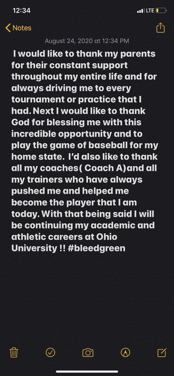 billyadams02's tweet photo. I can’t thank my friends and family enough for supporting me through this entire time, ready to get to work !! @Ohio_Baseball @PrepBaseballOH @prepbaseball @LE_Warhawks https://t.co/jp1p5GVoga