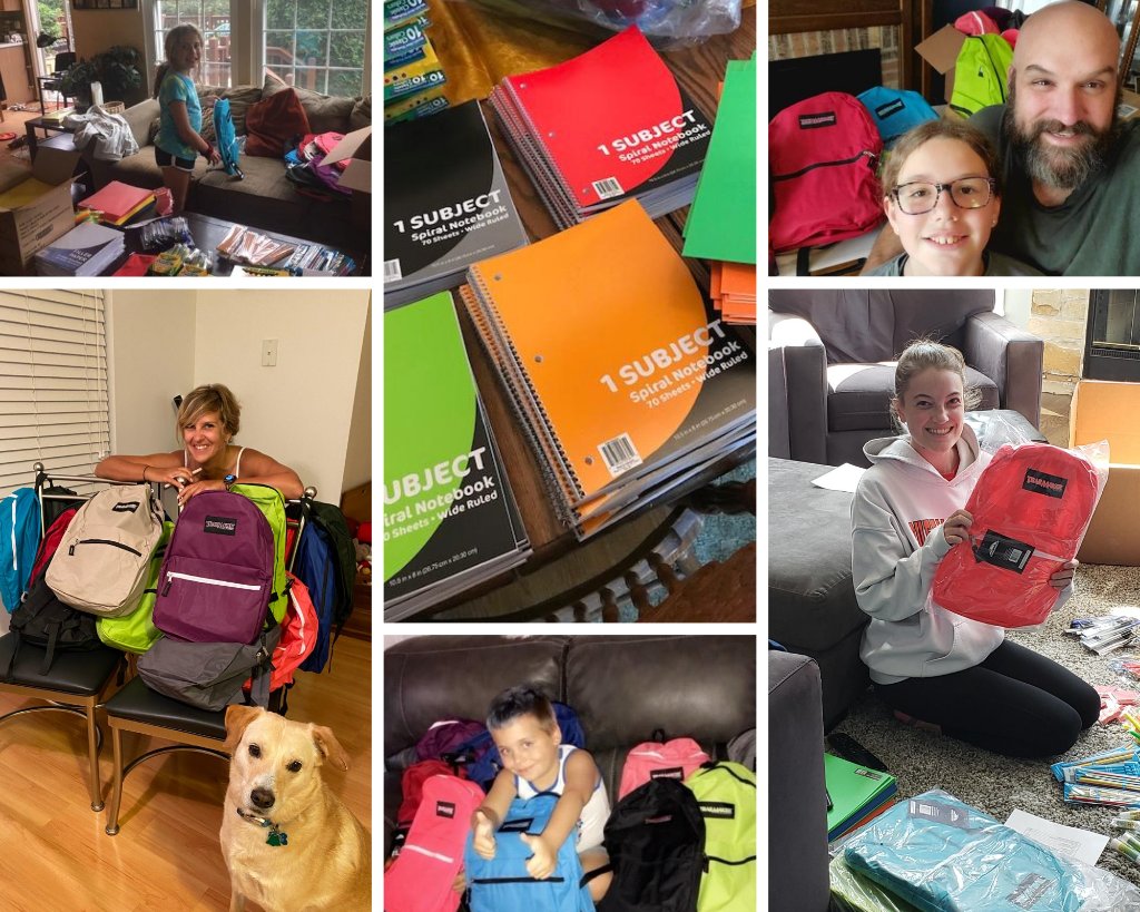 RustOleum's tweet photo. Volunteering is an important part of our culture. During this virtual company-wide event, our associates had fun packing back to school bags with their families.
#rocares #rustoleum #volunteering #teamrustoleum https://t.co/SsYHLMBzdO