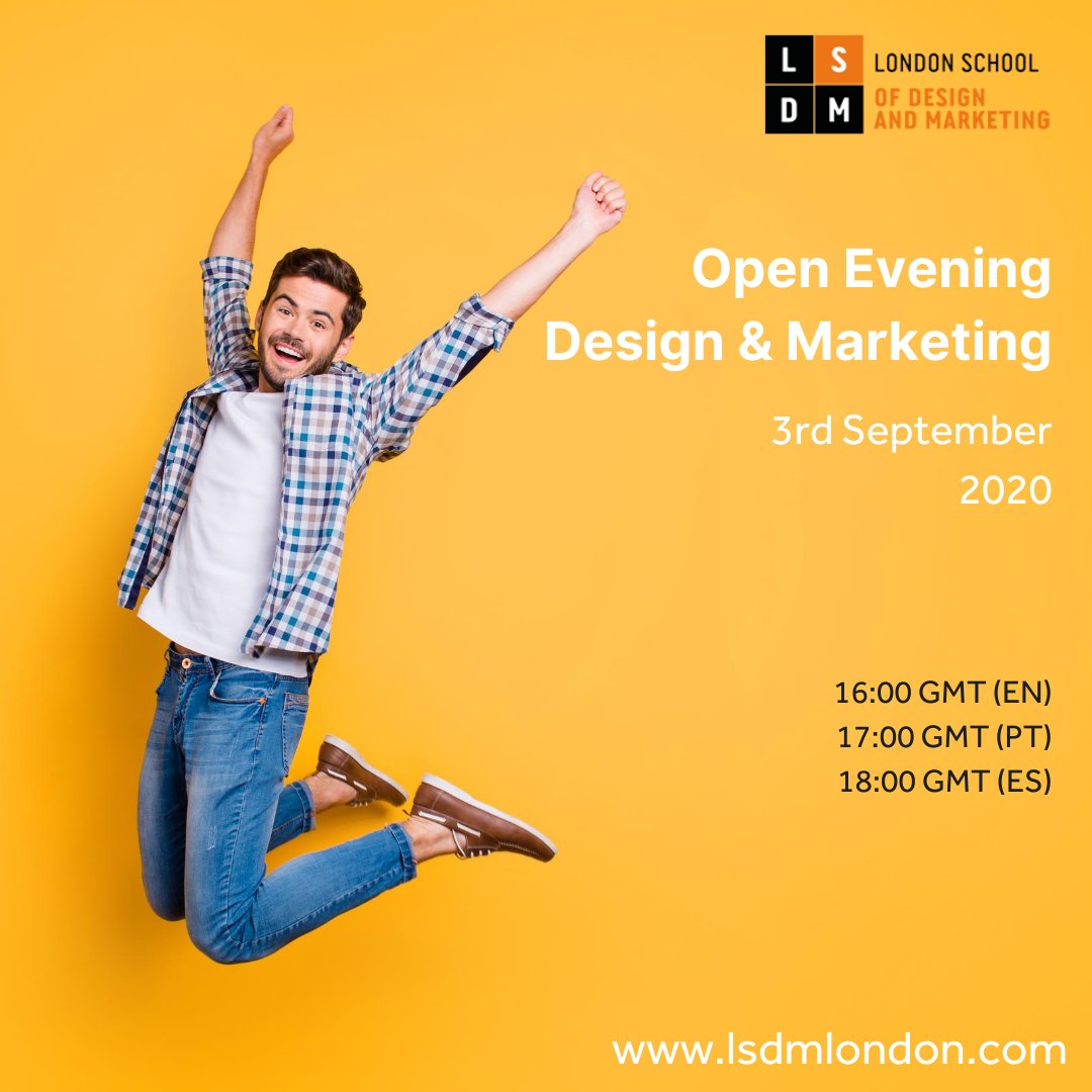 LSDMLondon's tweet photo. Summer is over and it's time to go back to school, learn and advance your career! If you are considering studying #marketing or #design at MA or BA level, register to attend the open evening on the 3rd of September

https://t.co/bWSyj5FZjt https://t.co/CqIFqjlN5k